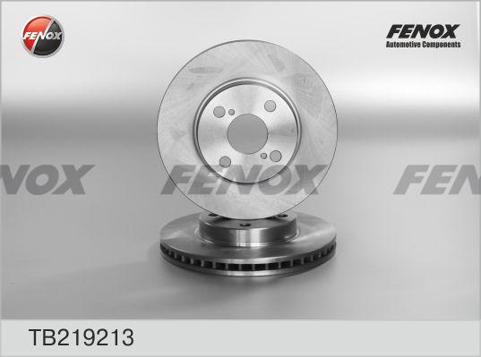 Fenox TB219213 - Тормозной диск avtokuzovplus.com.ua