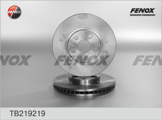 Fenox TB219219 - Гальмівний диск autocars.com.ua