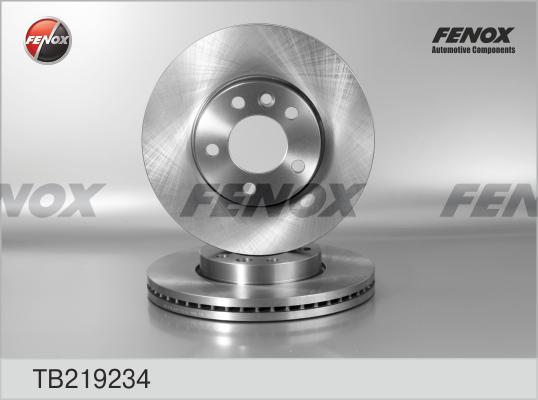 Fenox TB219234 - Гальмівний диск autocars.com.ua