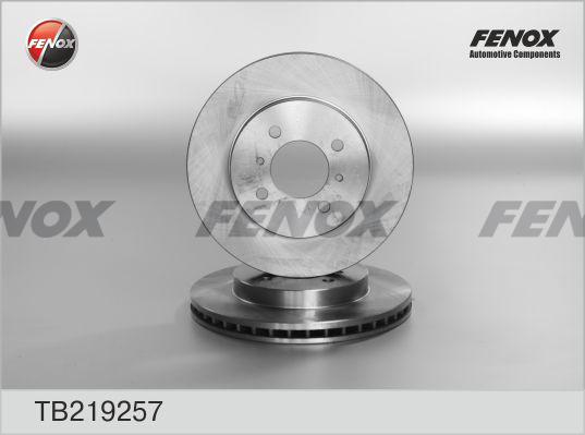 Fenox TB219257 - Тормозной диск avtokuzovplus.com.ua