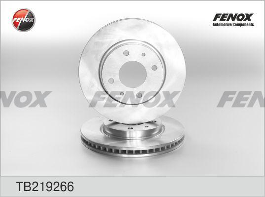 Fenox TB219266 - Тормозной диск avtokuzovplus.com.ua