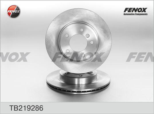 Fenox TB219286 - Тормозной диск avtokuzovplus.com.ua