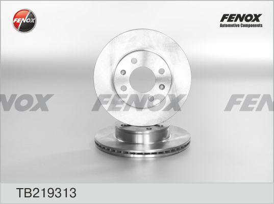Fenox TB219313 - Тормозной диск autodnr.net