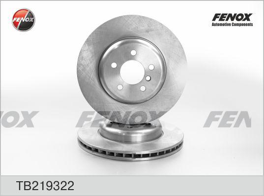 Fenox TB219322 - Гальмівний диск autocars.com.ua