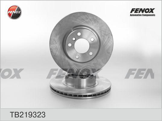 Fenox TB219323 - Гальмівний диск autocars.com.ua