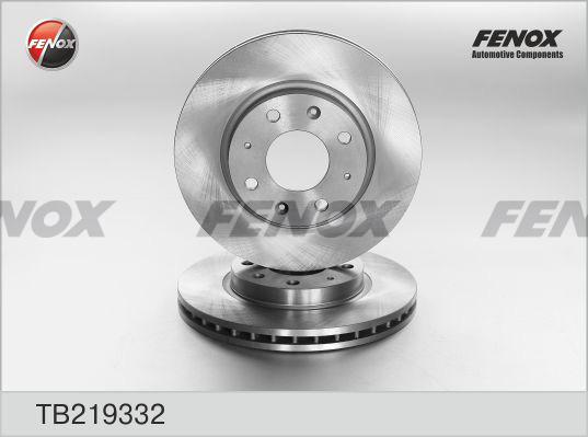 Fenox TB219332 - Гальмівний диск autocars.com.ua