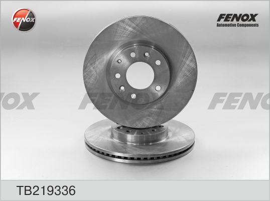 Fenox TB219336 - Гальмівний диск autocars.com.ua