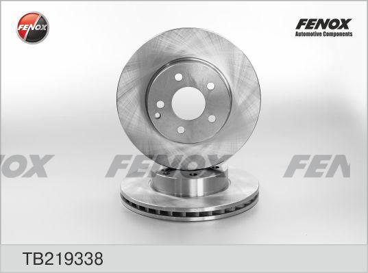 Fenox TB219338 - Гальмівний диск autocars.com.ua