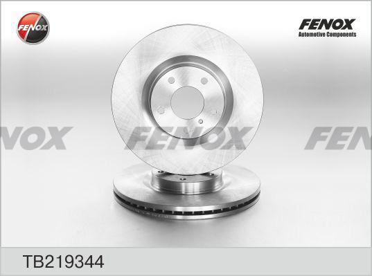 Fenox TB219344 - Гальмівний диск autocars.com.ua