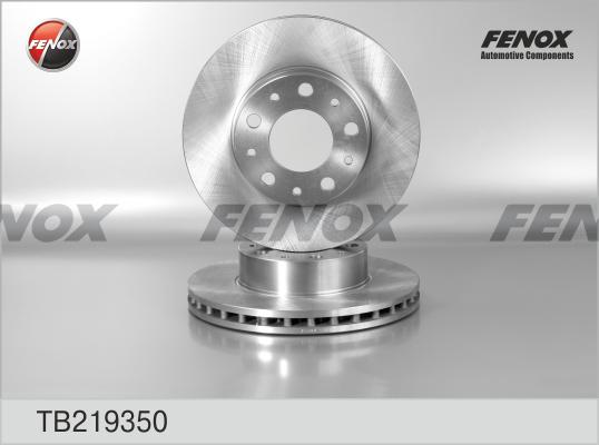 Fenox TB219350 - Гальмівний диск autocars.com.ua