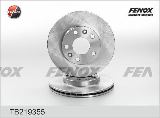 Fenox TB219355 - Гальмівний диск autocars.com.ua