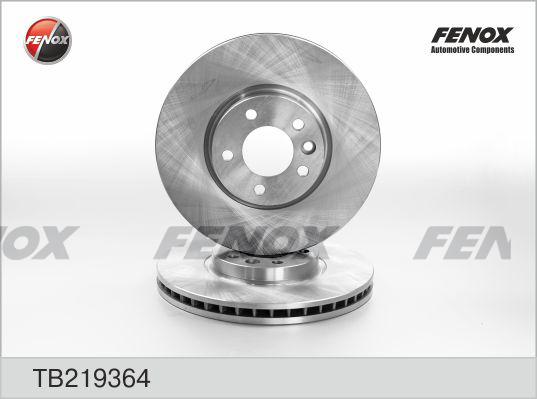 Fenox TB219364 - Тормозной диск autodnr.net