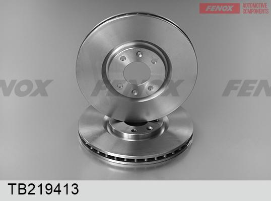 Fenox TB219413 - Гальмівний диск autocars.com.ua