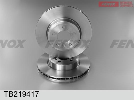 Fenox TB219417 - Гальмівний диск autocars.com.ua