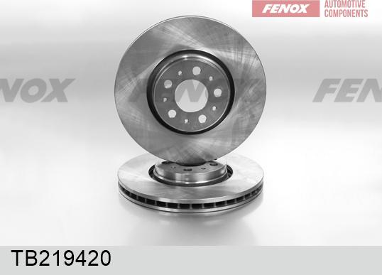 Fenox TB219420 - Гальмівний диск autocars.com.ua