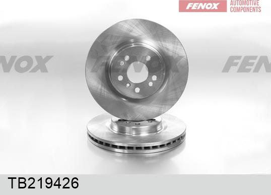 Fenox TB219426 - Тормозной диск avtokuzovplus.com.ua