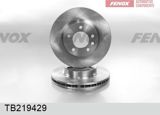 Fenox TB219429 - Тормозной диск avtokuzovplus.com.ua