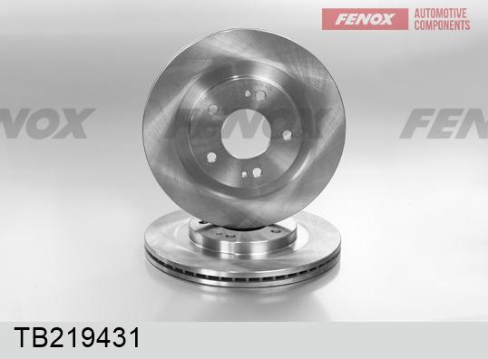 Fenox TB219431 - Тормозной диск autodnr.net