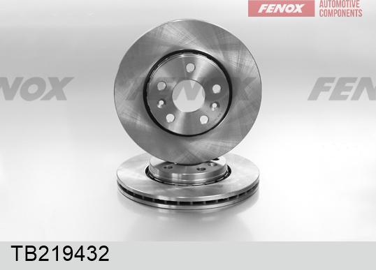 Fenox TB219432 - Гальмівний диск autocars.com.ua