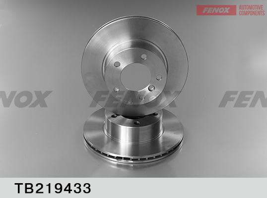 Fenox TB219433 - Гальмівний диск autocars.com.ua