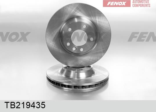 Fenox TB219435 - Гальмівний диск autocars.com.ua