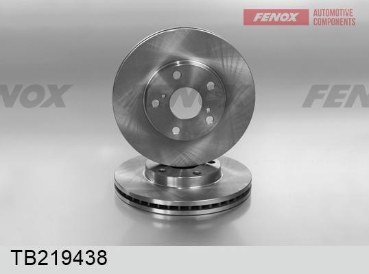 Fenox TB219438 - Тормозной диск avtokuzovplus.com.ua