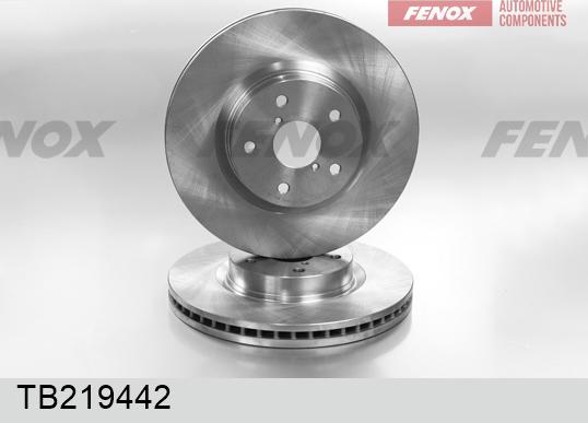 Fenox TB219442 - Тормозной диск avtokuzovplus.com.ua