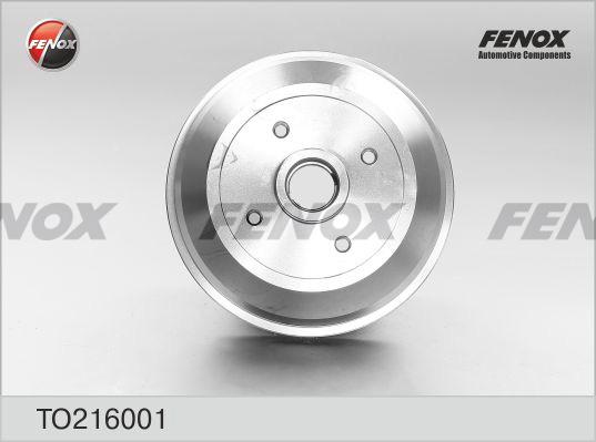 Fenox TO216001 - Гальмівний барабан autocars.com.ua