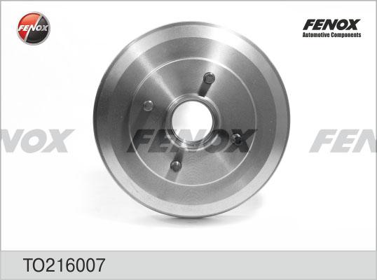 Fenox TO216007 - Тормозной барабан avtokuzovplus.com.ua