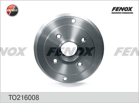 Fenox TO216008 - Тормозной барабан autodnr.net