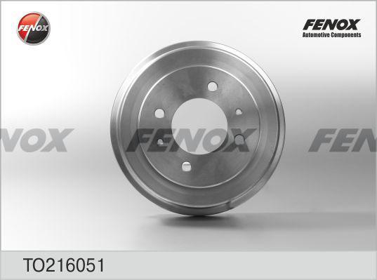 Fenox TO216051 - Тормозной барабан avtokuzovplus.com.ua