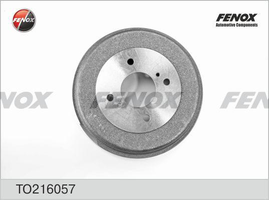 Fenox TO216057 - Тормозной барабан avtokuzovplus.com.ua