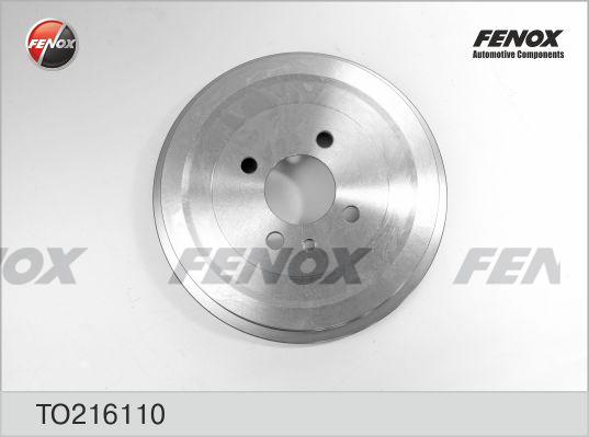 Fenox TO216110 - Гальмівний барабан autocars.com.ua