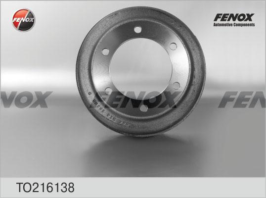 Fenox TO216138 - Тормозной барабан avtokuzovplus.com.ua