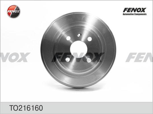 Fenox TO216160 - Тормозной барабан autodnr.net