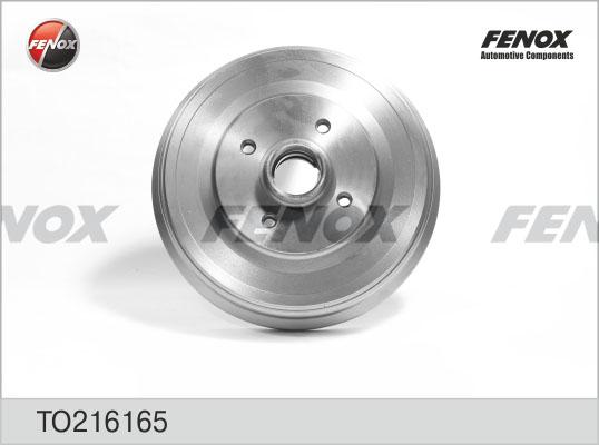 Fenox TO216165 - Гальмівний барабан autocars.com.ua