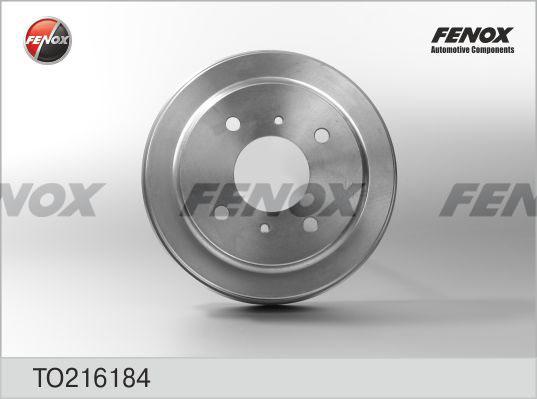 Fenox TO216184 - Гальмівний барабан autocars.com.ua