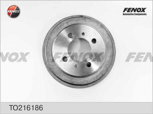 Fenox TO216186 - Гальмівний барабан autocars.com.ua