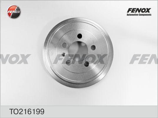 Fenox TO216199 - Гальмівний барабан autocars.com.ua