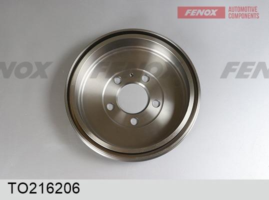 Fenox TO216206 - Гальмівний барабан autocars.com.ua