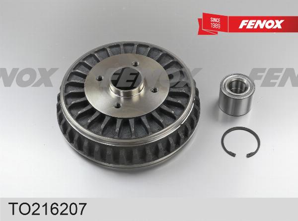 Fenox TO216207 - Гальмівний барабан autocars.com.ua