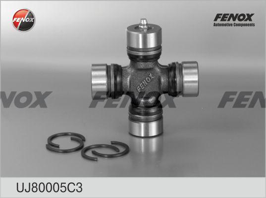 Fenox UJ80005C3 - Шарнір, колонка рульового управління autocars.com.ua