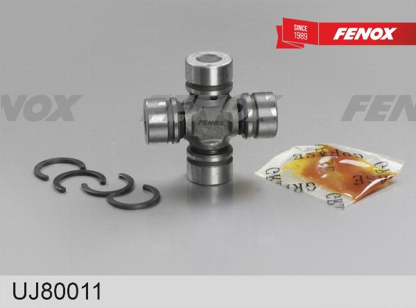 Fenox UJ80011 - Шарнір, поздовжній вал autocars.com.ua
