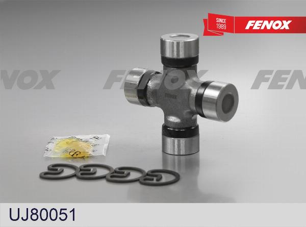 Fenox UJ80051 - Шарнір, поздовжній вал autocars.com.ua