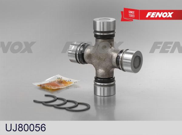 Fenox UJ80056 - Шарнір, поздовжній вал autocars.com.ua