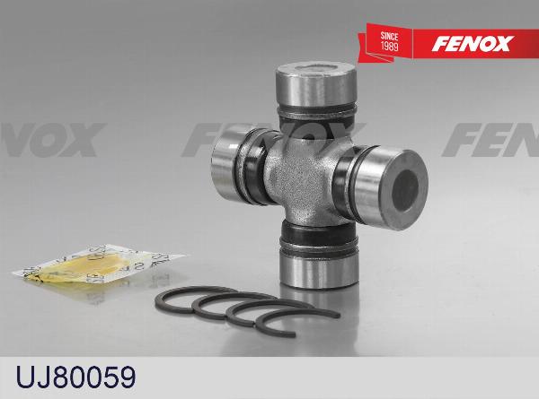 Fenox UJ80059 - Шарнір, поздовжній вал autocars.com.ua