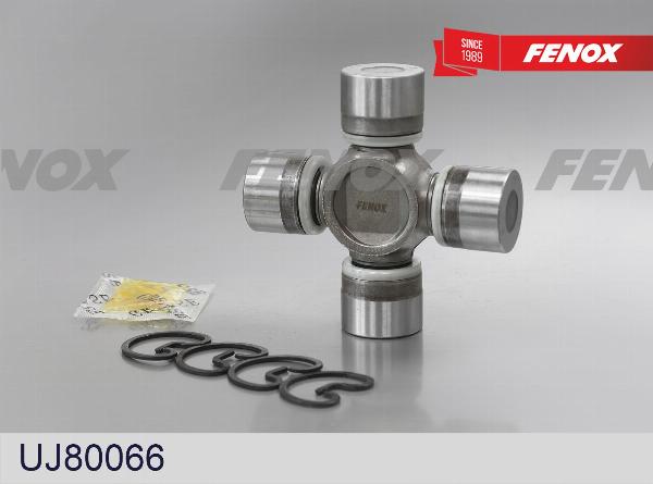 Fenox UJ80066 - Шарнір, поздовжній вал autocars.com.ua
