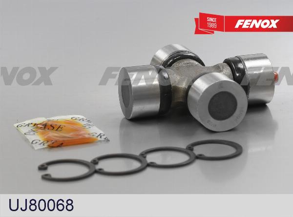 Fenox UJ80068 - Шарнір, поздовжній вал autocars.com.ua