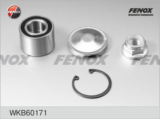 Fenox WKB60171 - Комплект підшипника маточини колеса autocars.com.ua