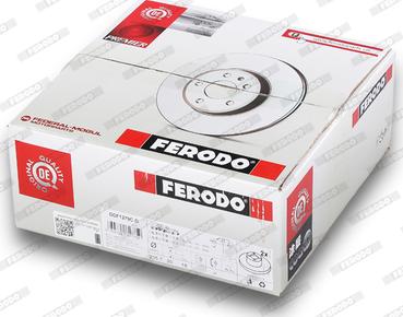 Ferodo DDF1279C-D - Тормозной диск autodnr.net